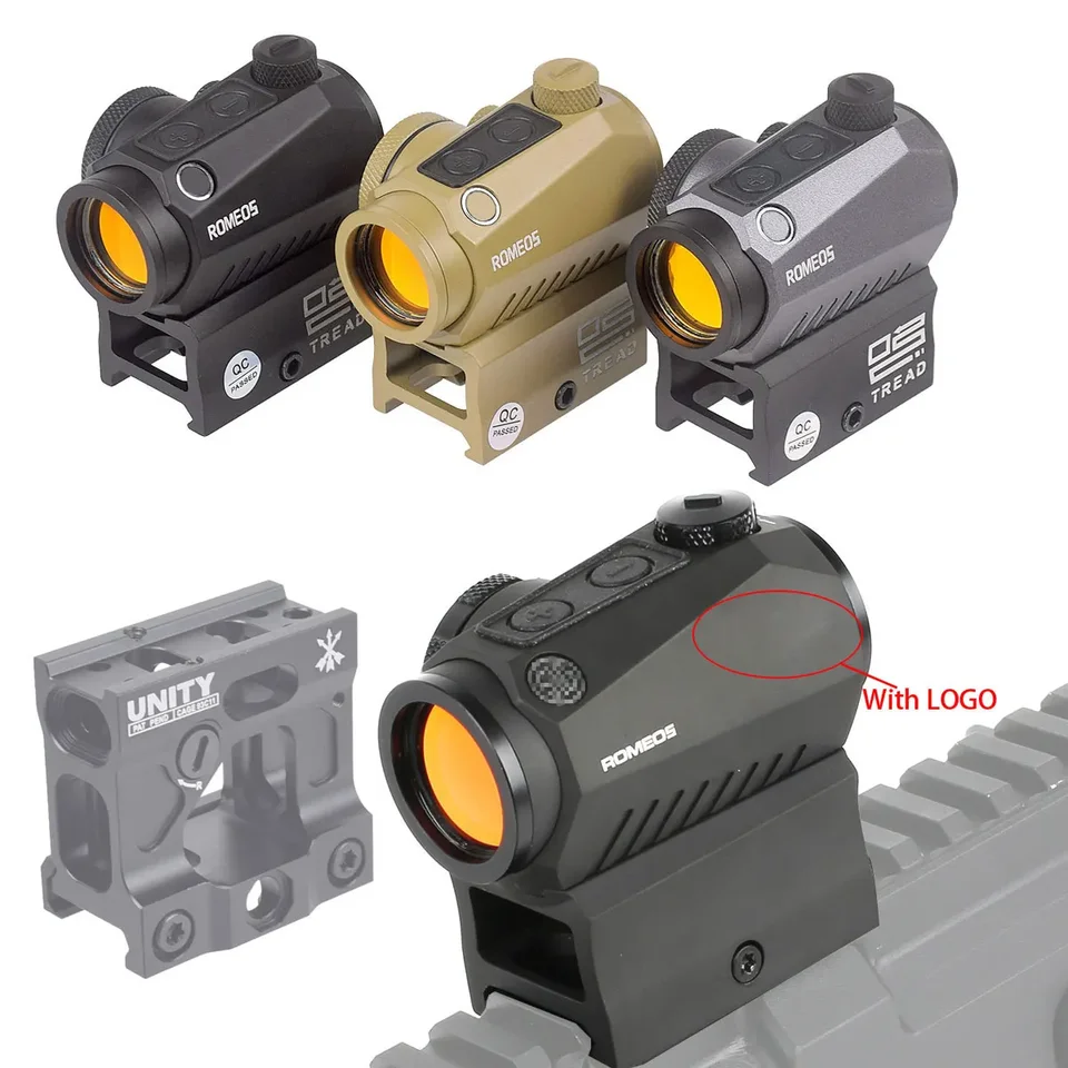 Taktický Romeo5 Unity 1x20mm 2 Moa Red Dot Dohľad rýchleho pripojenia Reflex REFLOT HOLOFLESPICKÝCH RUPOVANÍ HORKY 20 mm stúpacie držiaky