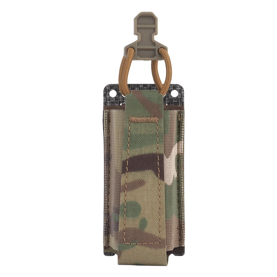 Taktický single 9 mm časopis Pistol Elastic Mag Bag Glock Rungun MultiTools Molle Holder Adser Airsoft Airsoft