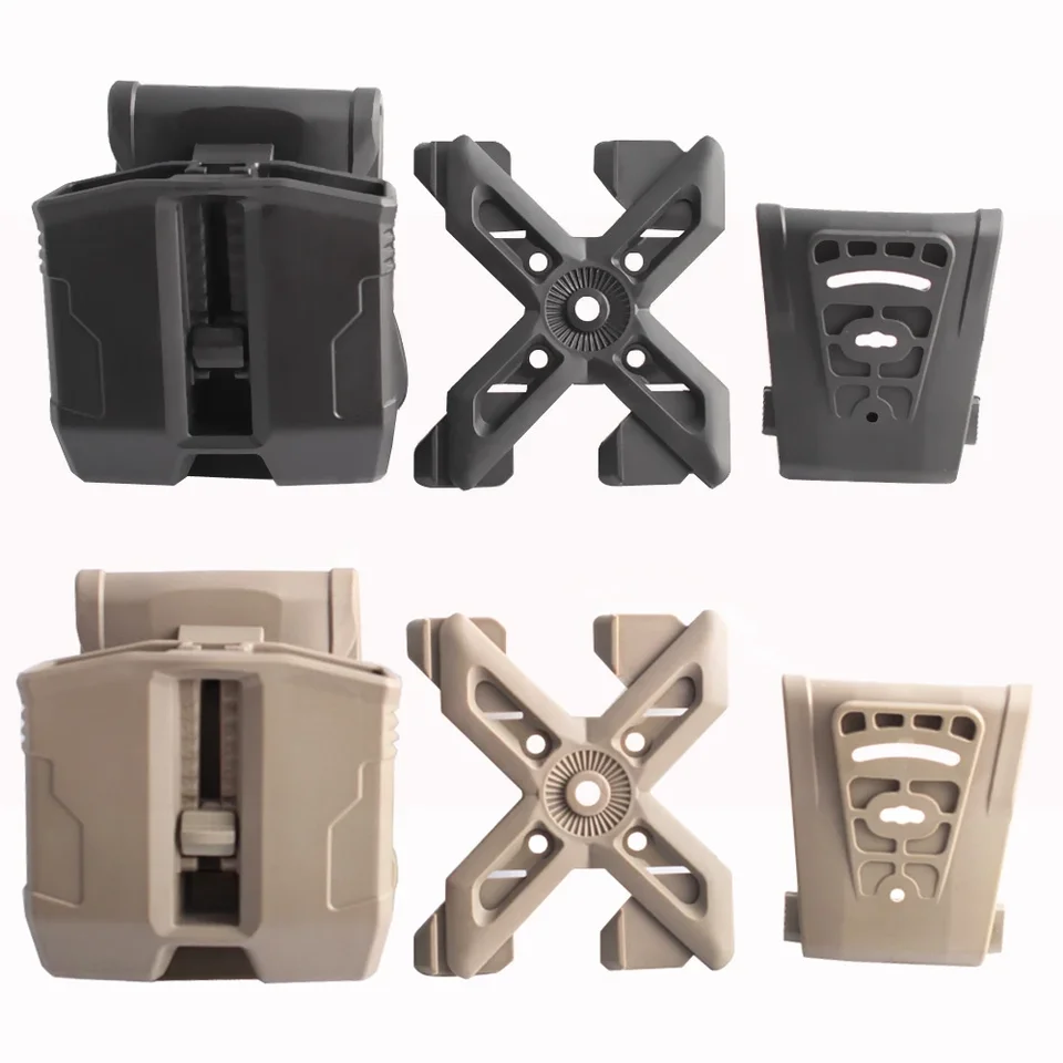 Taktický časopis pre Glock 17/19/22/23/25/26/27/31/32/33/34/35/37 PG-9 9mm Dual Mag Touch, pištoľové puzdro
