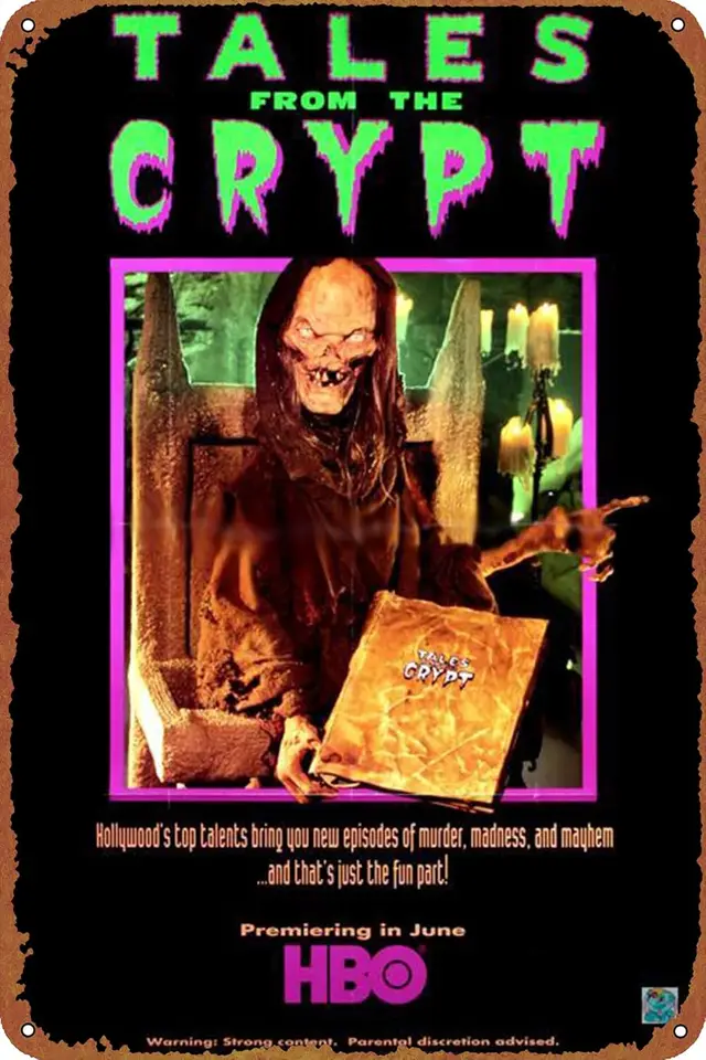 Tales from the Crypt Movie Plagát Funny Novinka kovová plechová značka retro stena dekorácie pre domáce brány záhradné bary reštaurácie Cafes offi