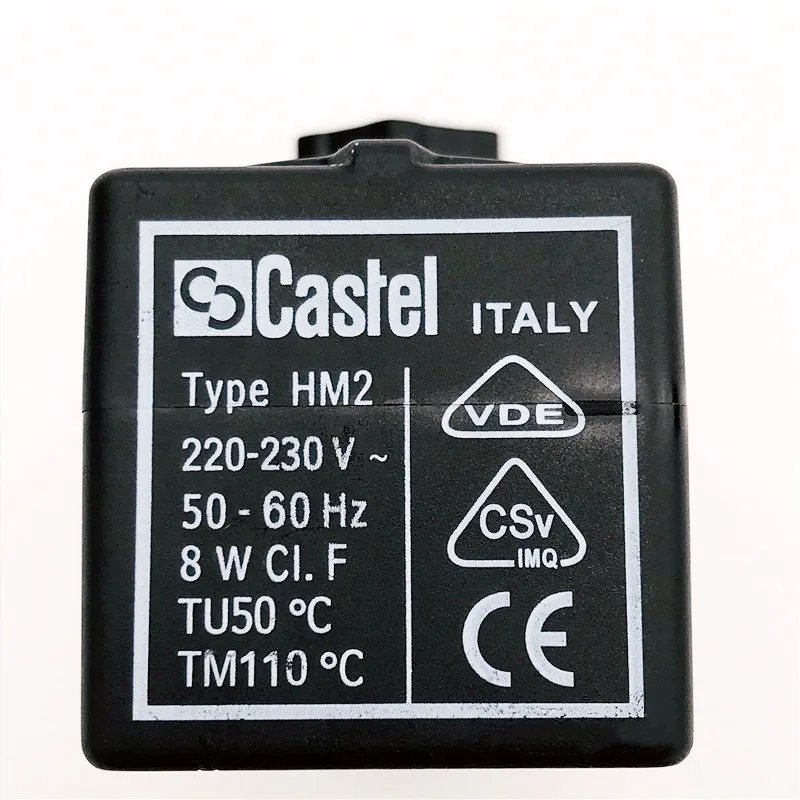 Taliansko Castel Hongsen Cold Storage Chladenie solenoidová ventilová cievka Typ HM2 220V 24V