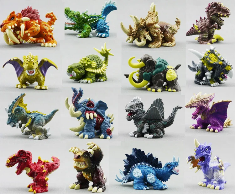 Taliansko GP Značka Dinoftroz Combakt Špeciálna forma karikatúry Classic Monster Toy Dinosaur Model Collection