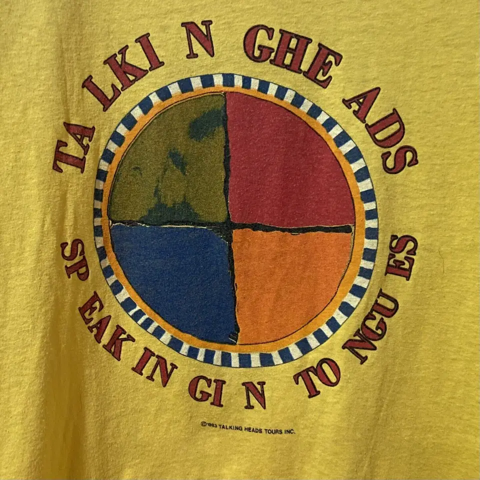 Talking Heads Hovoriace v jazykových turné tričko S-5XL unisex VN1975
