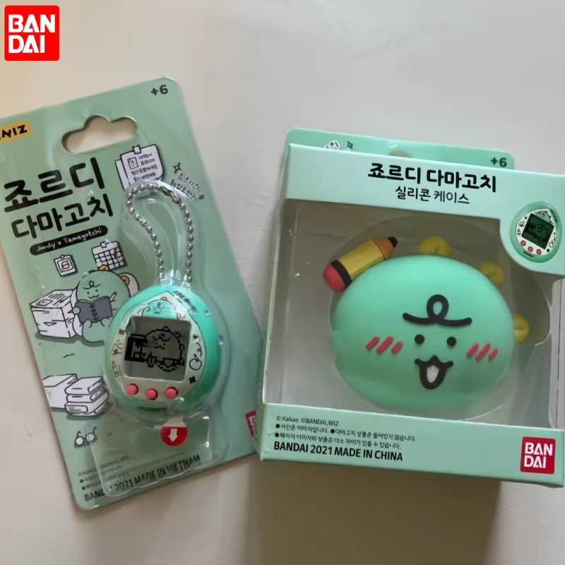 Tamagotchi Original Bandai Korean Jordy Electronic Pet Machine Game Dinosaurus Egg Virtual Nostalgic Game Console Birthday Gift