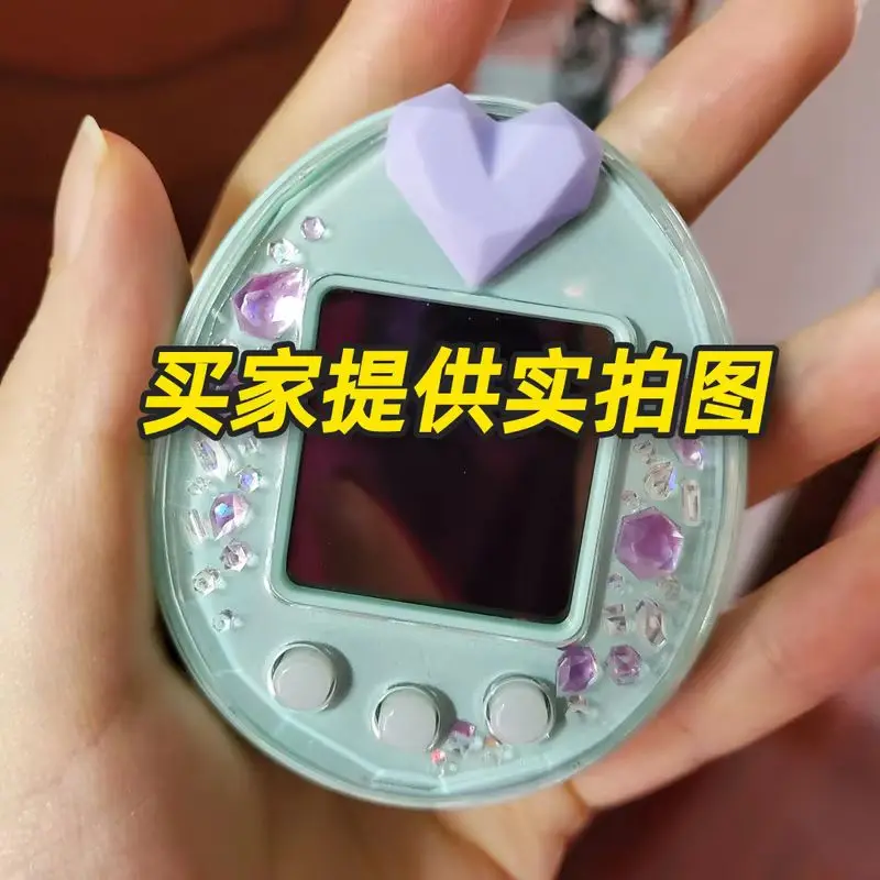 Tamagotchi uni elektronická farba domáceho maznáčika PS Silikónová srdcová zástrčka Hard Shell Dust