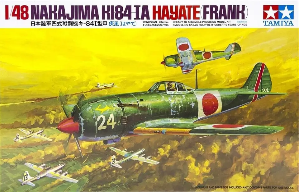 TAMIYA 61013 1/48 Model Model Model Model WWII NAKAJIMA KI-84-IA HAYATE (Frank)