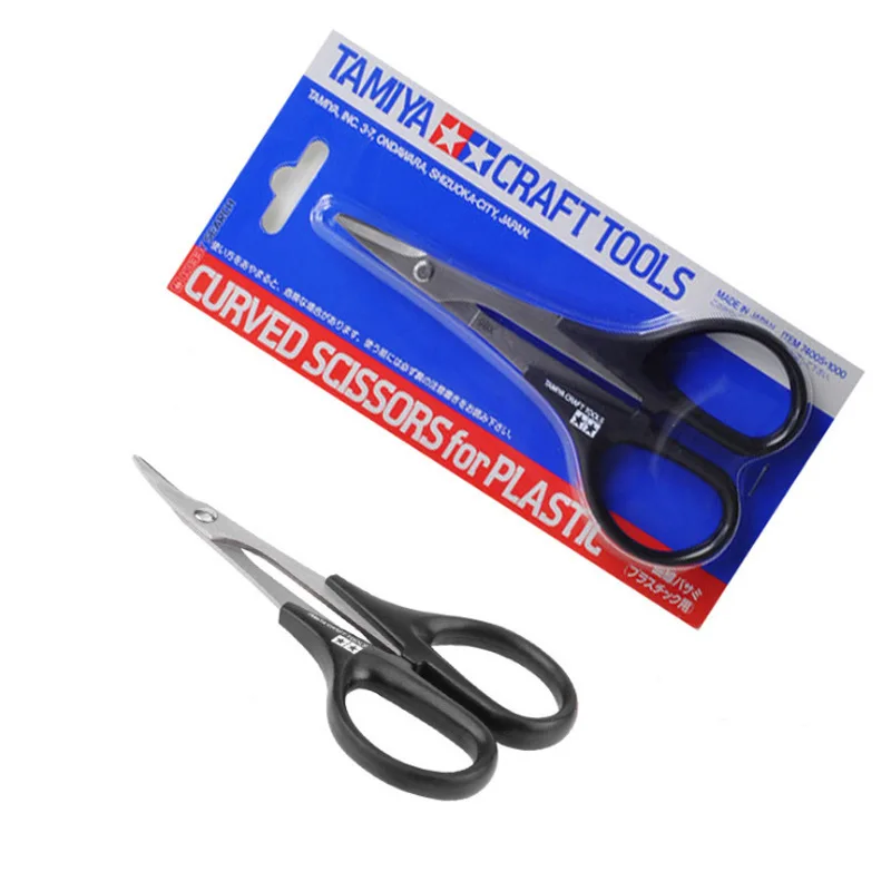 Tamiya Metal Tvrdú nehrdzavejúcu oceľ RC CAR SCISSOR TOLL 74005 pre RC vozidlo Body Body Shell Bodyshell Curved Scissors RC Tool