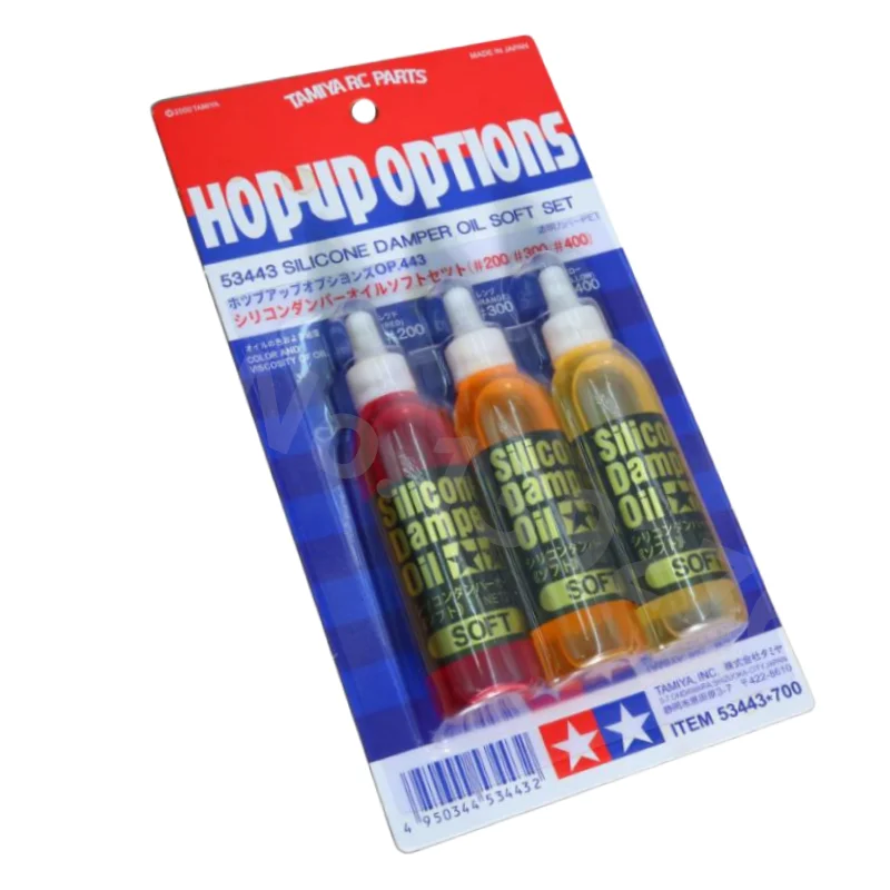 Tamiya RC Model Car Parts príslušenstvo Silikónový tlmič Oil Soft Set (3pcs) 53443 pre lezenie automobilov s kočíkom na cestách