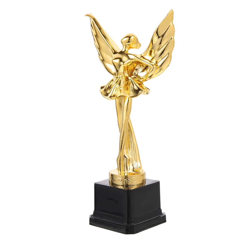 Tanečná trofej YouTube Concourses Awards Cups Trophys Balet Ozdoby Vynikajúce dievča v tvare ozdoby futbal