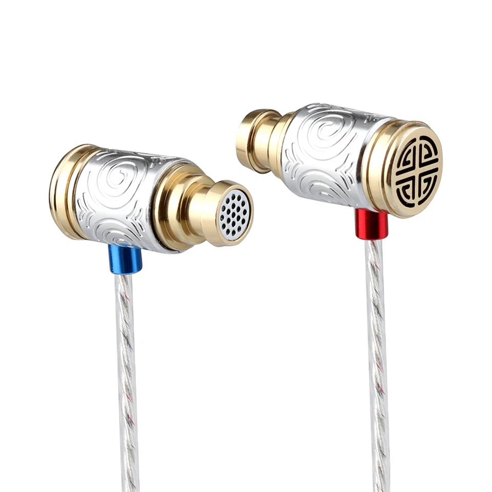 Tangzu princezná Chang le Single 6mm Dynamic Driver Metal Shell do uší monitor hi-fi slúchadlá