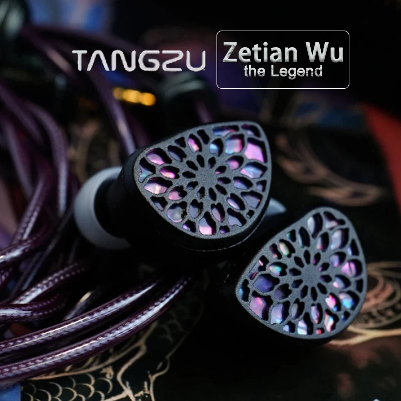 Tangzu Zetian Wu Legenda do uší slúchadlá monitory duálneho planárneho ovládača káblového slúchadla 0,78 mm 4,4 mm káblové hybridné Audi