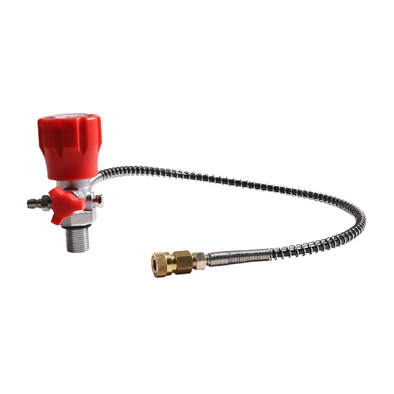 Tank CO2 Compressed Air Din Maser a výplňová stanica, vysoký tlak 6000 psi, adaptér rýchleho odpojenia 6 mm