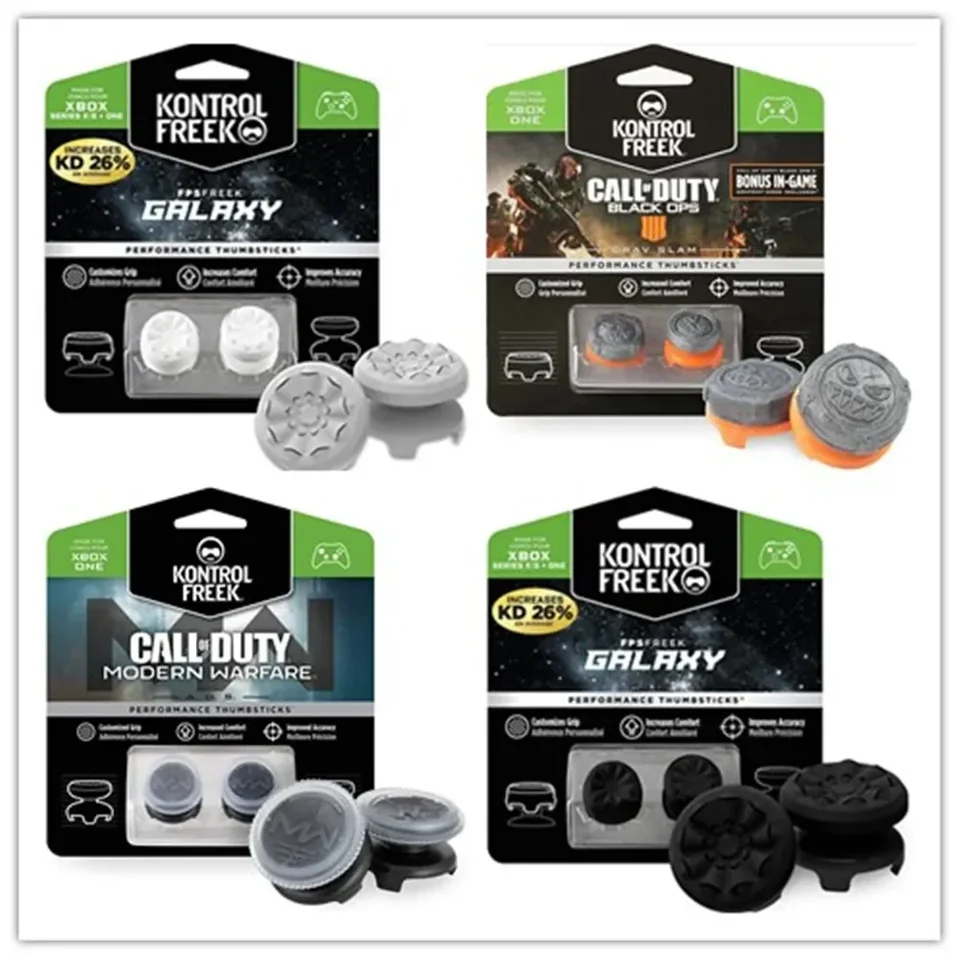 Tapas de Agarre de Pulgar de Silicona Para Controldor de Xbox, Tapas de Palo Analtógico, Rendimiento de Freek Galaxy