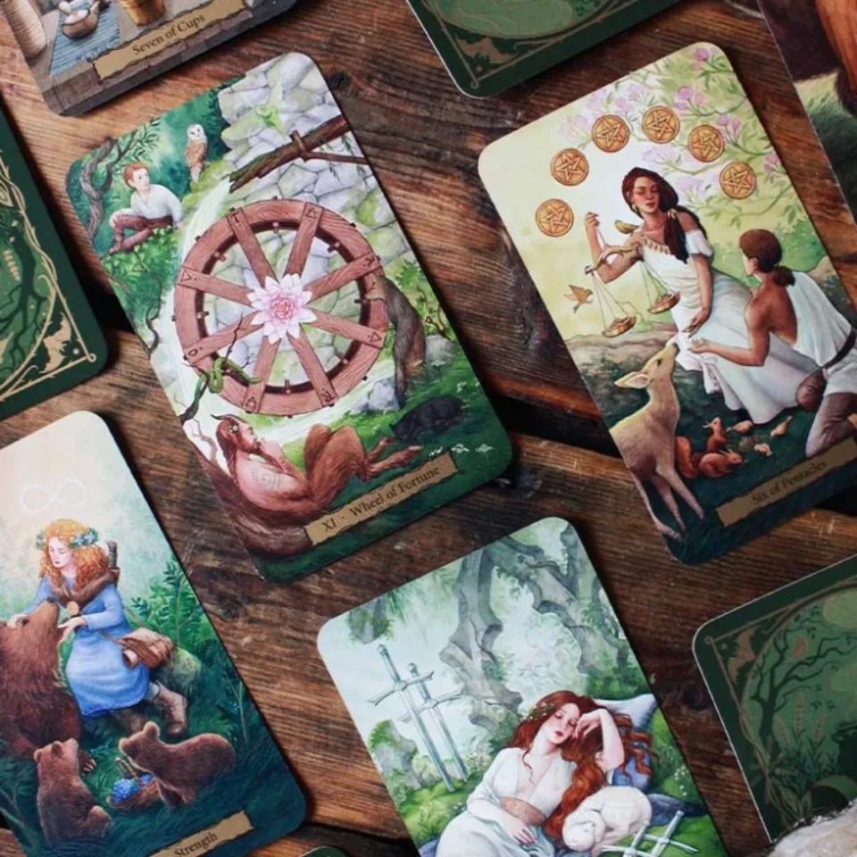 Tarot of the Witch's Garden 78 Cards Manifest and Magic na vás čakajú v záhrade čarodejnice 10.3*6 cm