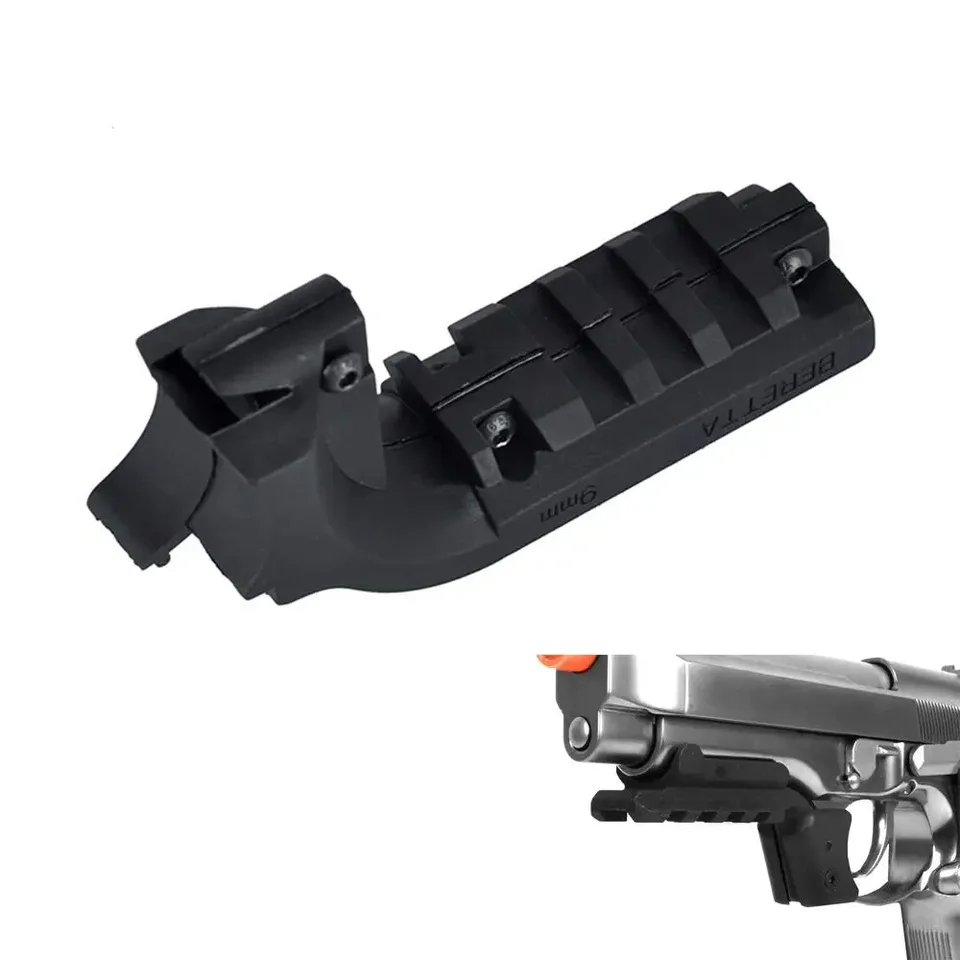 Tatický 20 mm pod koľajnicou adaptér laserovej baterky pre Beretta M9