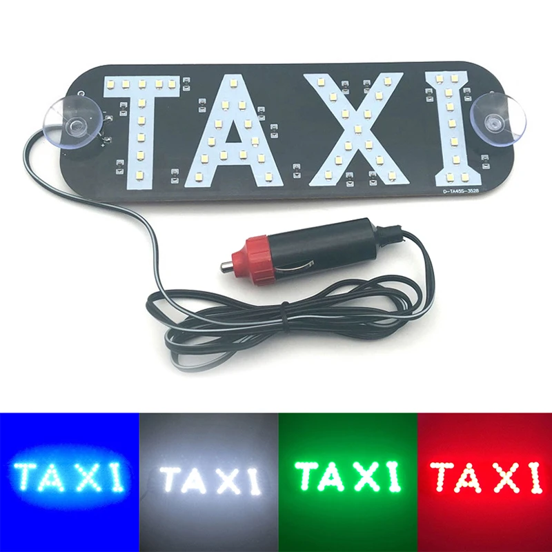 Taxi znamienko LED indikátor Svetelný panel Značka výstražné svetlo 2 farebné panelové značenie výstražné svetlo so sačným majákom signálom svetla