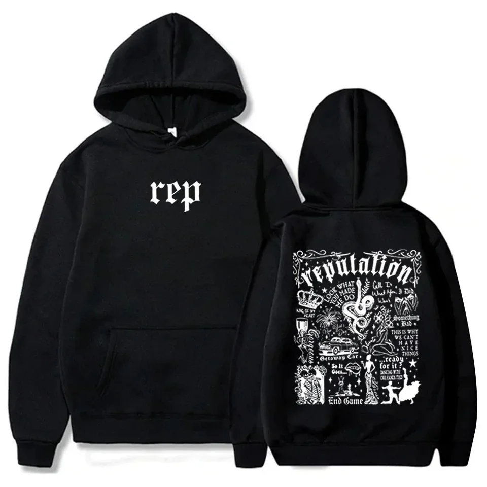 Taylor reputácia mikina popová hudba mikina Taylor Music mikina mikiny hudby darček Swift Pullover Tops Streetwear