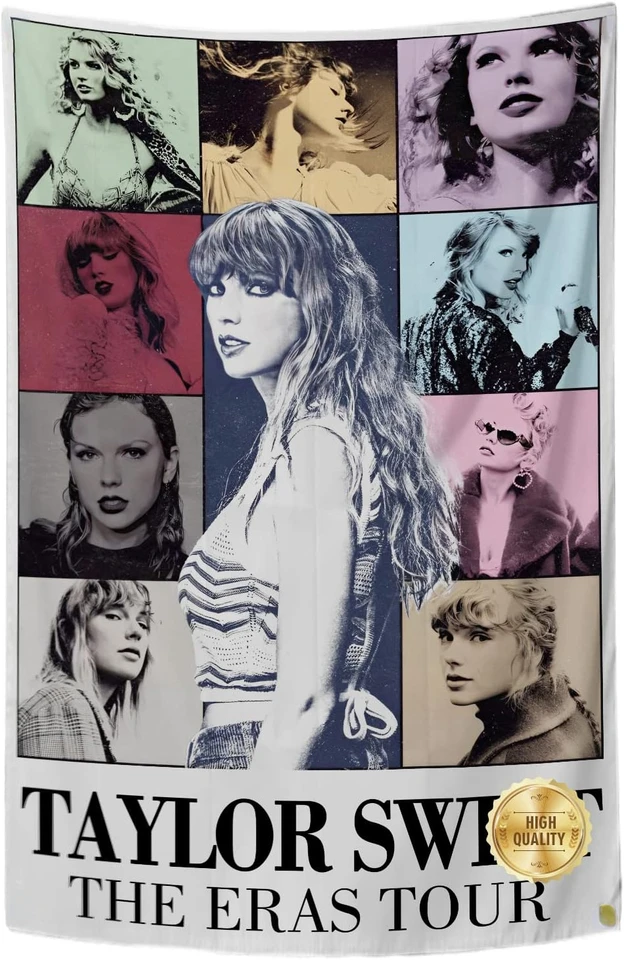 Taylor Tapestry Music Flag album tapisérie stena pre obývaciu izbu spálňa internát izba domáci dekor