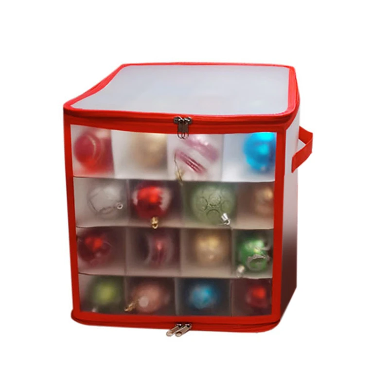 Taška na dekoráciu Tree Box BAUBLES Vianočný vianočný box