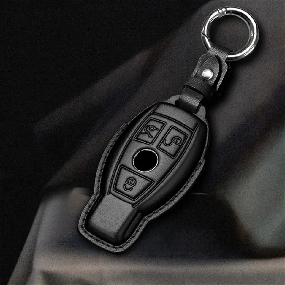 Taška na kľúče z kľúča kľúča pre kľúče pre Mercedes Benz ABCS Class AMG GLA CLA GLC W176 W221 W204 W205 Príslušenstvo držiak na kľúče držiteľa shellu