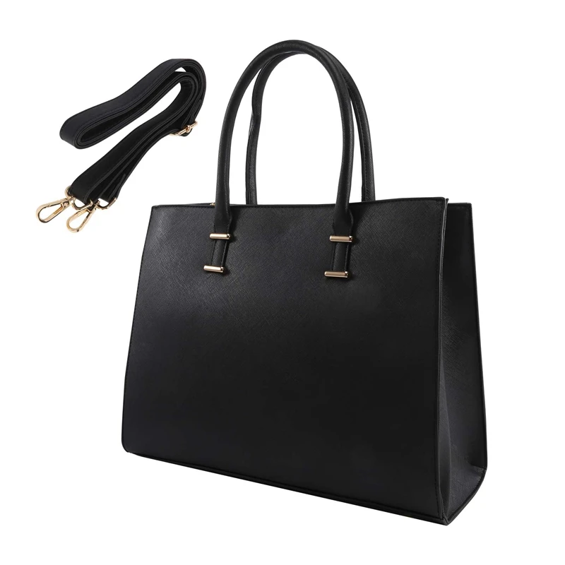 Taška na notebook Ženy 15,6-palcový počítač Work Work kabelka kožená kabelka Business Office Bag