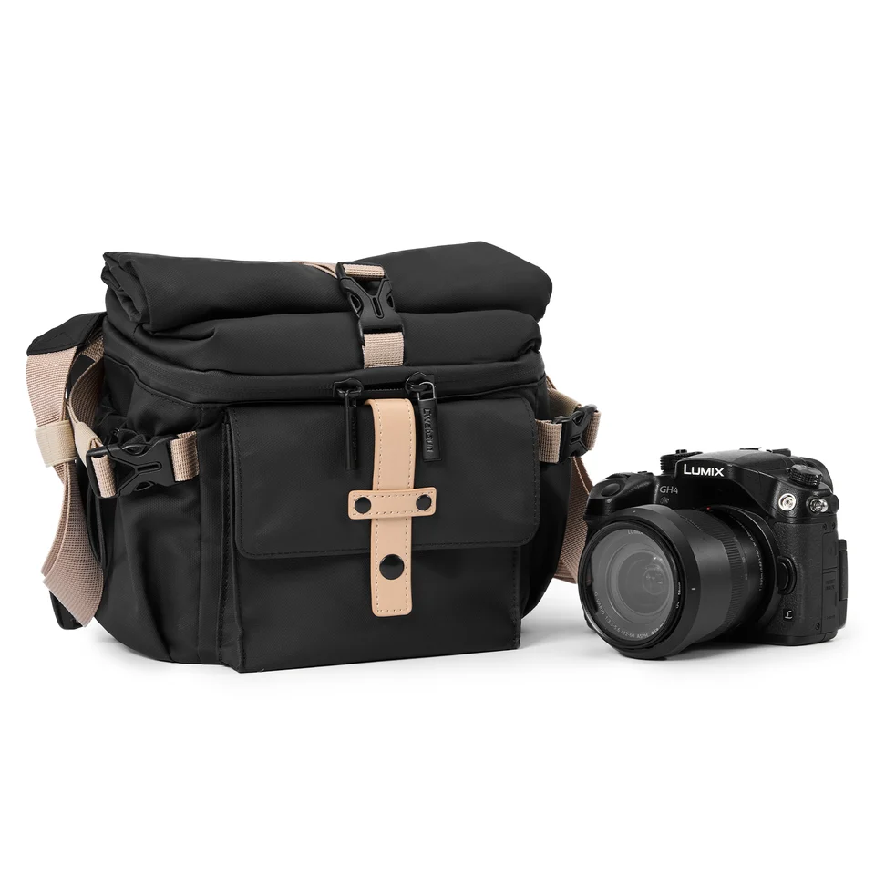 Taška na rameno fotoaparátu Malé kamery Malé vodotesné fotoaparát Messenger Bag Cestovné vrecko pre Canon Nikon Sony Fuji
