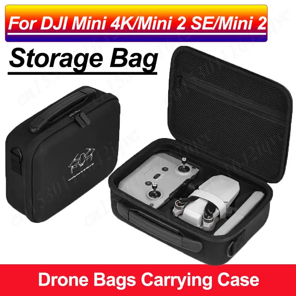 Taška na skladovanie pre DJI Mini 2/Mini 2 SE/Mini 4K Dron Box Ochranná taška na ochranu nárazu vrecka s kabelkou Ramenou vreckom na rameno