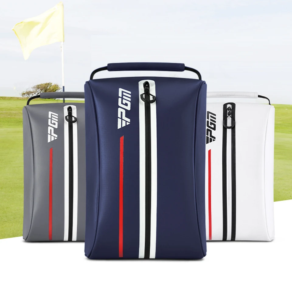 Taška PGM Golf Shoe Bag - Pánske a dámske ultra ľahké nosné vrecko, vodotesná nylonová tkanina, farbia odolné voči farbám, golfové potreby
