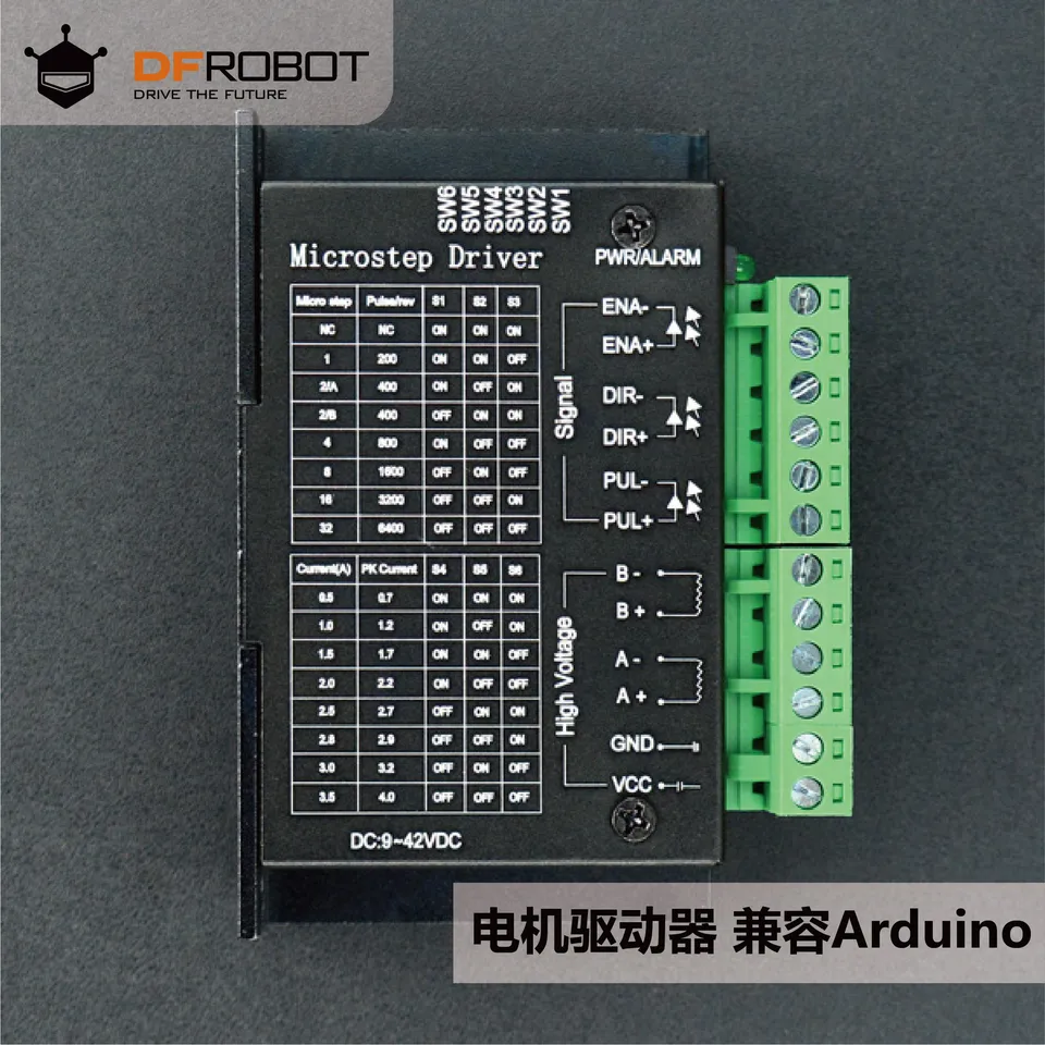 TB6600 Krokový vodič motora Krokový motor kompatibilný s Arduino