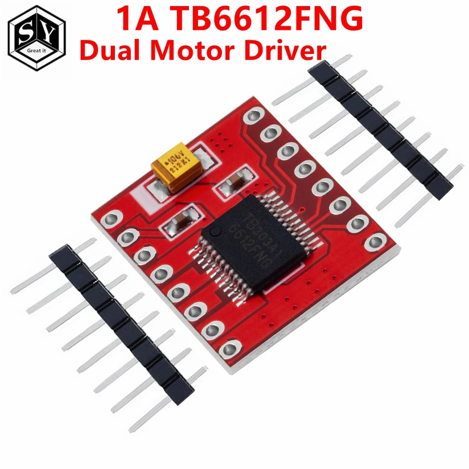 TB6612 Dvojitý vodič motora 1A TB6612FNG pre mikrokontrolér Arduino lepší ako L298N