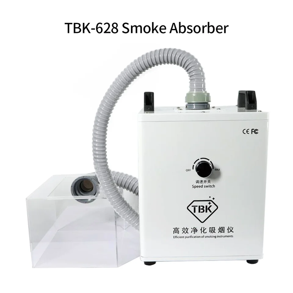 TBK-628 150W Fajčenie Čistiteľ vysoké filtrovanie pre TBK laserové zariadenie na opravu zvárania prenosný dymový dym Extraktor