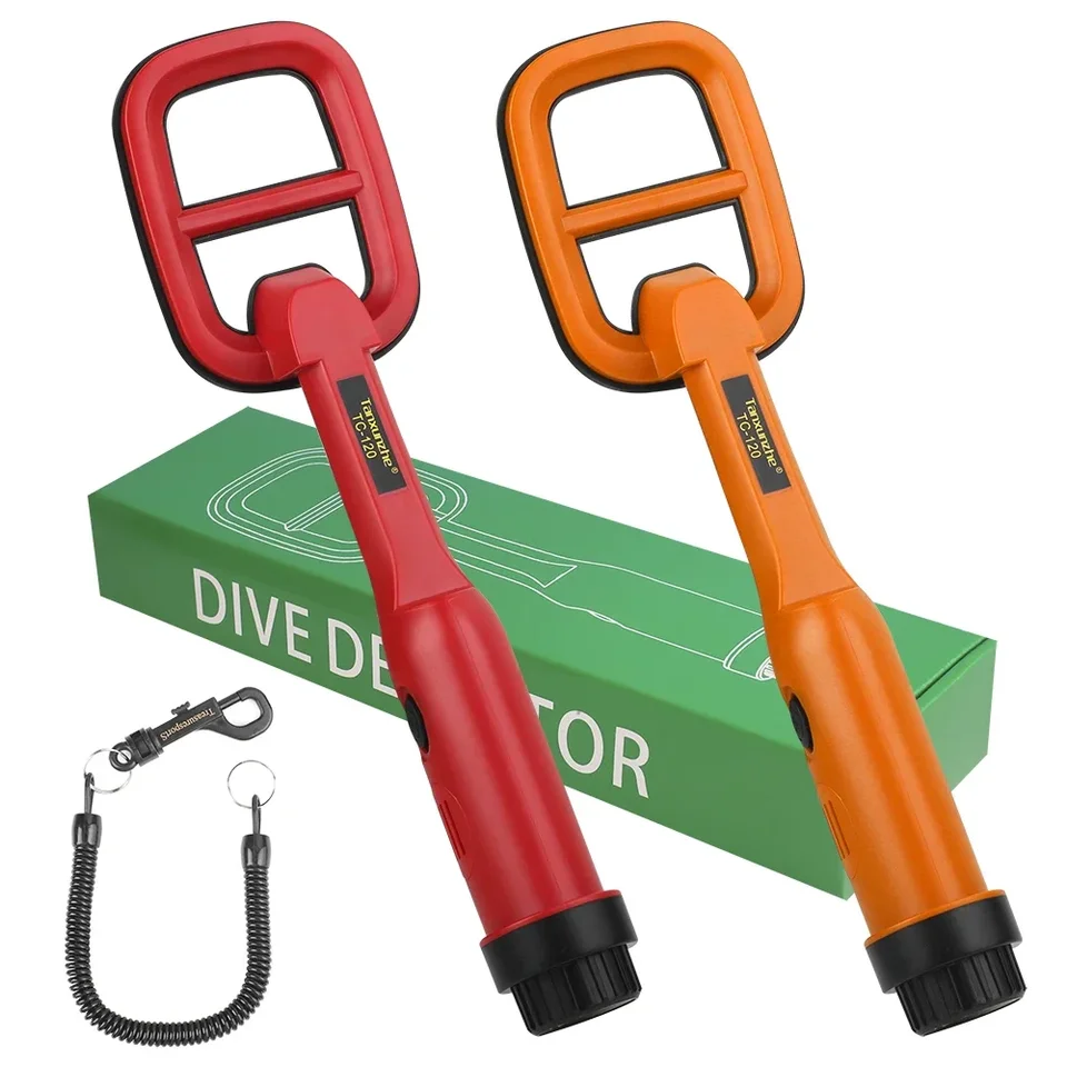 TC-120 Podvodný detektor kovov pulz pulz Pinpointer Indukcia potápania Treasure Neprežovitý kovový detektor ručný kovový nález