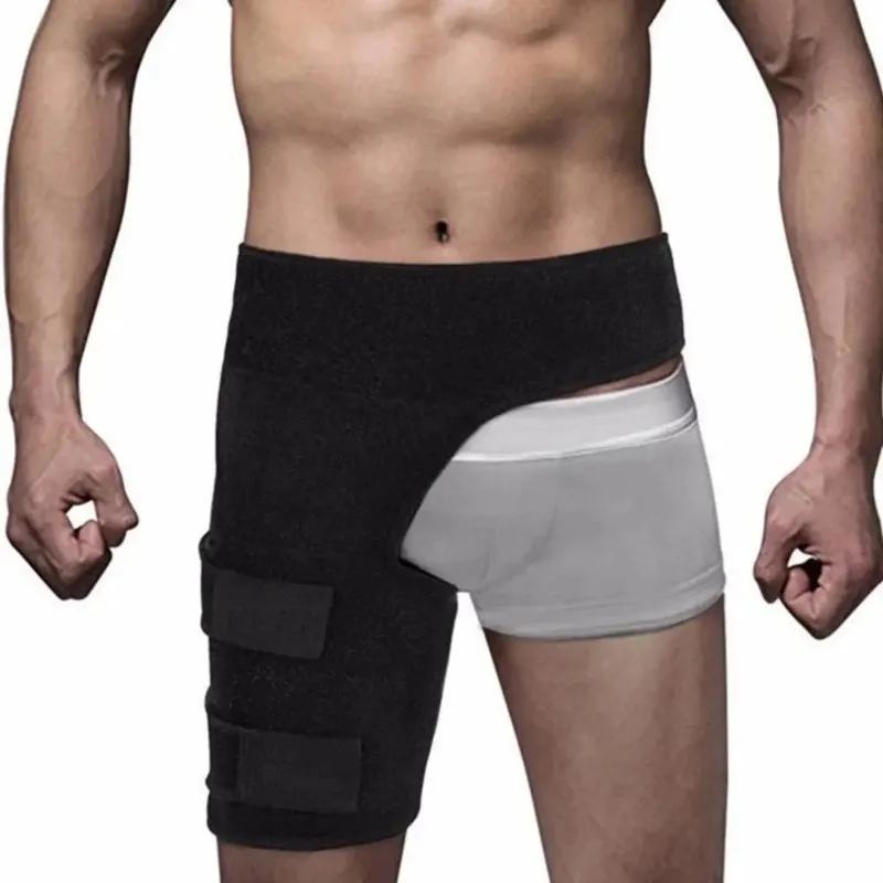 TCare ischias Nerv nervové zmiernenie bolesti stehná Kompresia pre bedrové kĺby artritída Groin Wrap Brace Protector Belt Legwarmers Nové