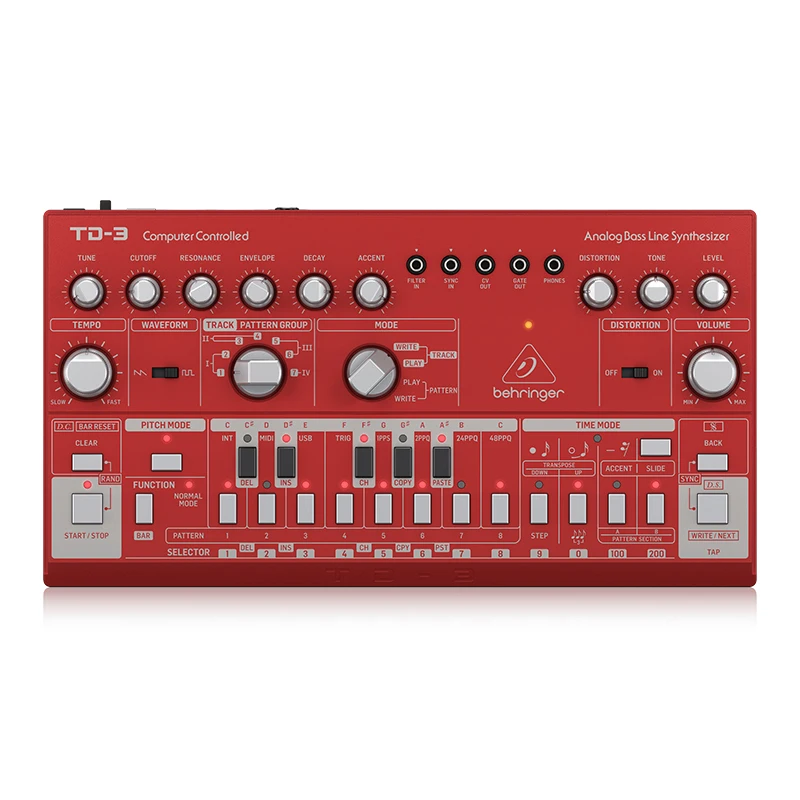 TD-3 BU/AM/RD/TG/LM/SR Analógový syntetizátor so sekvencerom MIDI