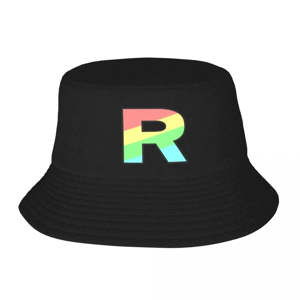 Team Rainbow Rocket Classic Tričko Bucket Hats Panama pre muža Žena Bob Hats módne rybárske klobúky letné plážové rybárske čiapky