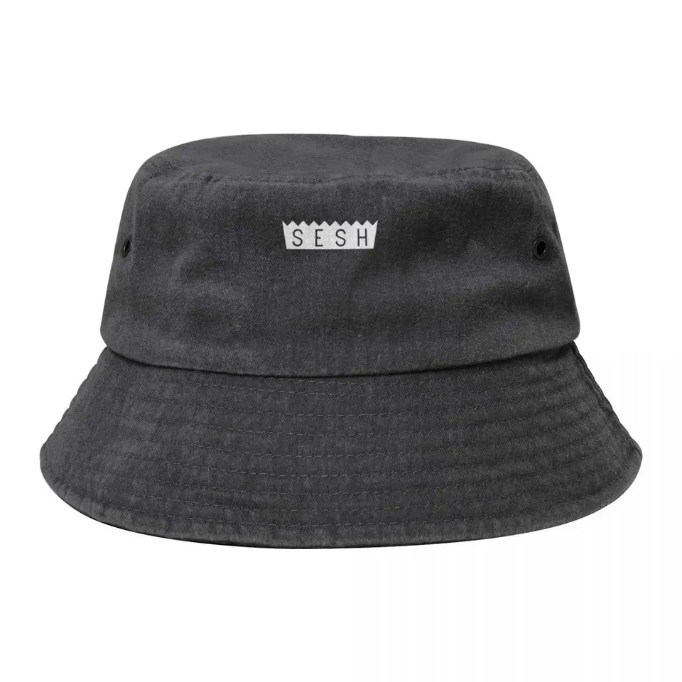 Teamsesh Bones Logo Crown Classic T Tirket Bucket Hat New Hat Brand Man Cap Beach Klobúky pre mužov