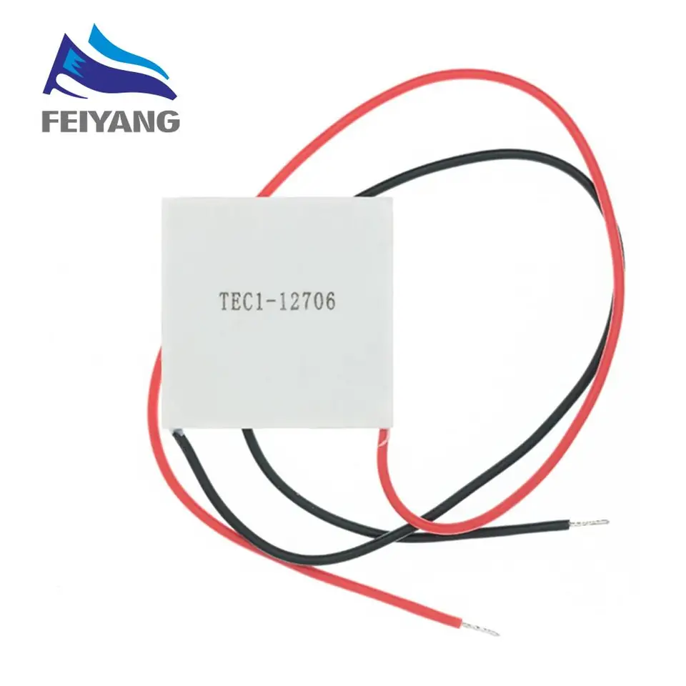 TEC1-12705 Termoelektrický chladič Peltier TEC1-12706 TEC1-12710 TEC1-12715 40*40 mm 12V Peltier Elemente Modul