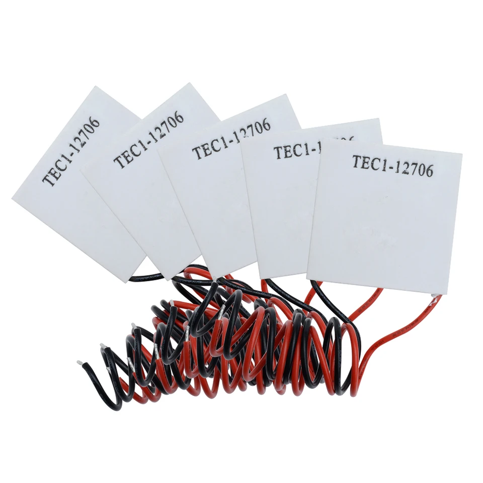 TEC1-12706 Termoelektrický chladič Peltier 40*40 mm 12 V Nový z polovodičového chladenia