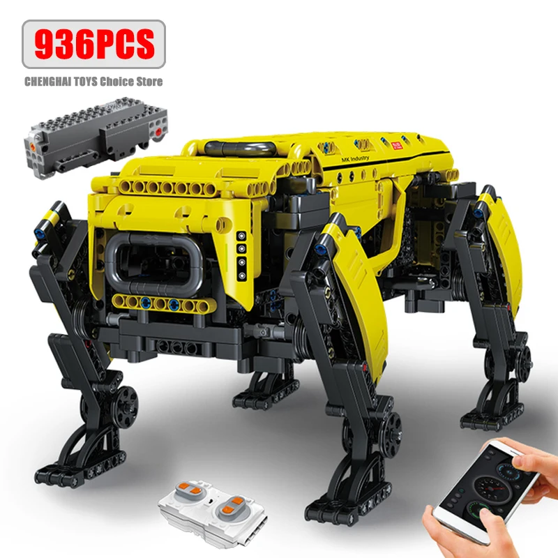 Technické robotické hračky RC Motorizované Boston Dynamics Big Dog Model Alphadog Building Blocks Hračky pre detské vianočné darčeky