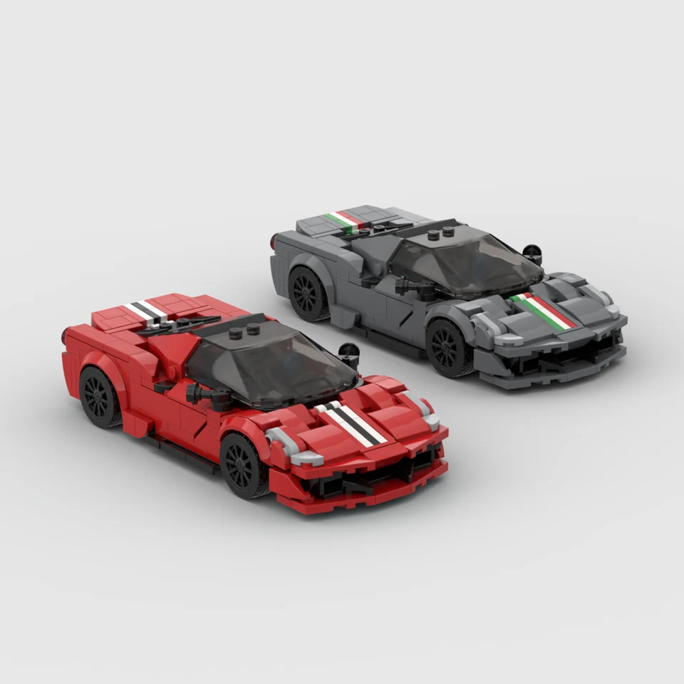 Technický MOC 488 Pista Racing Blocks