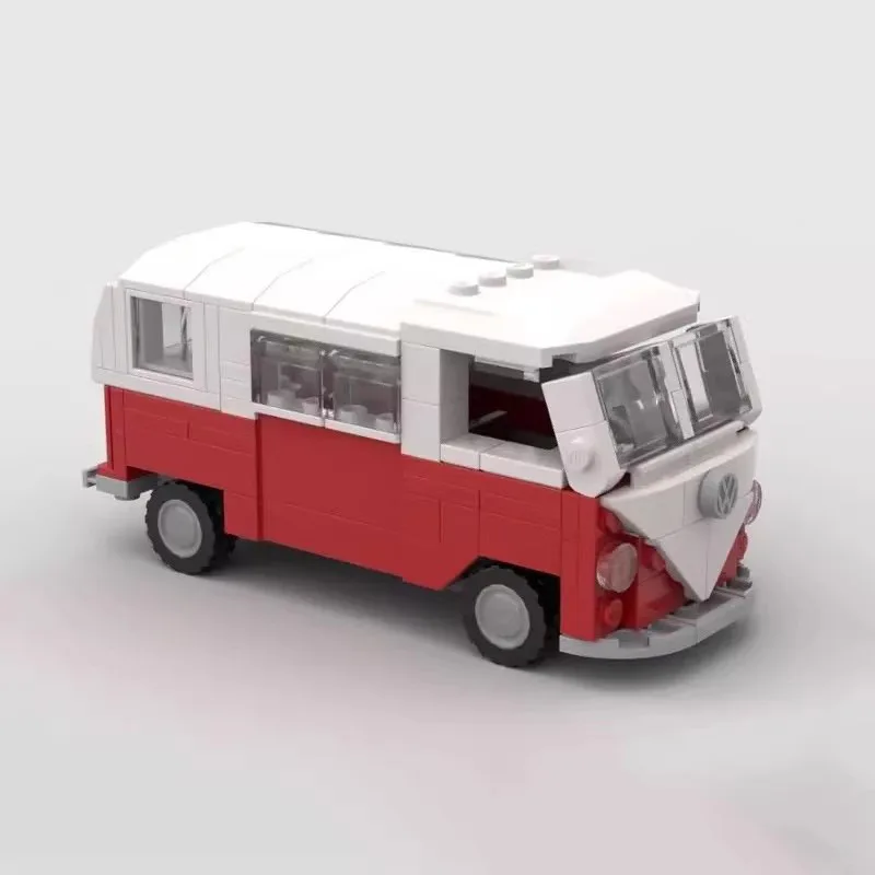 Technický T1 Camper Car Building Blocks Classic Model Super vozidlo Zostavujú tehly hračky narodeniny darček pre deti dospelé narodeniny