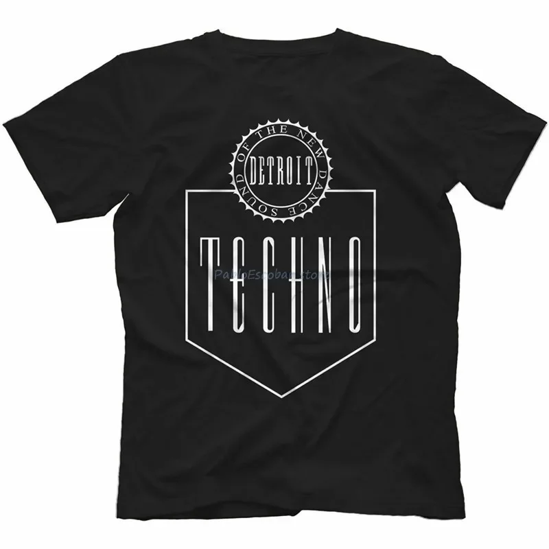 Techno! Nový tanečný zvuk tričku Tričko Detroit 100 Cotton Vinyl CD Tričko tričko
