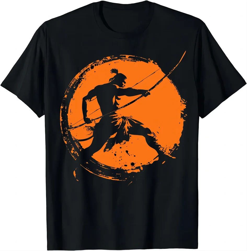 TEE SWORD MASTER - TREE Art of the Blade T košeľa Ninja Warrior Tirls Grafické tričká Men oblečenie topy unisex camisas streetwear