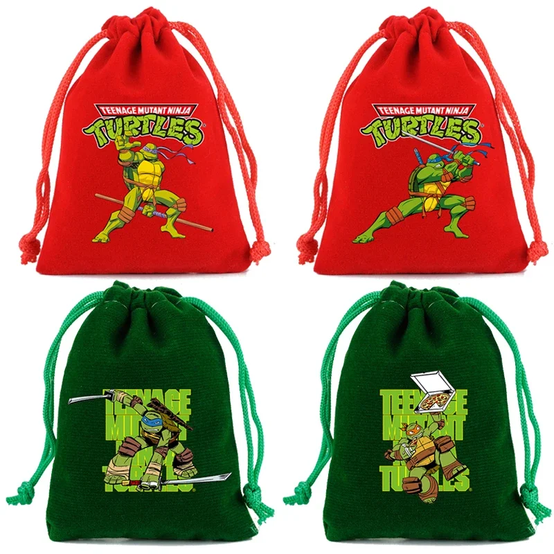 Teenage mutant Ninja Korytnačky s režimou tašku anime karikatúra veľká kapacita tlačená organizátor Prenosný móda kawaii kabelky darčeky