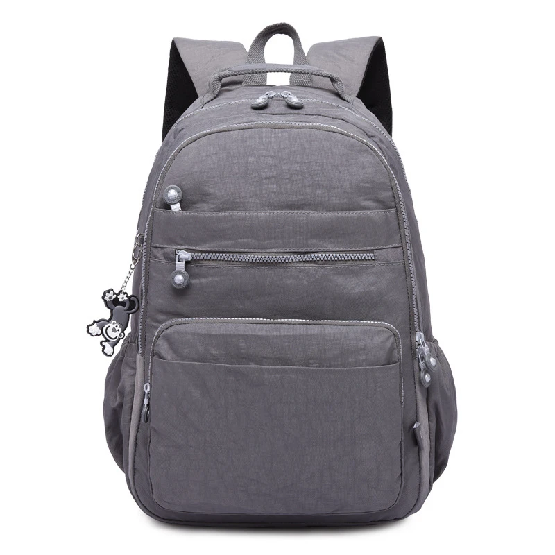 Tegaote A4 Veľká kapacita prenosný počítač Ženy Muži batoh Schoolbag Solovná cestovná taška Modrá šedá čierna fialová zelená Khaki M1604