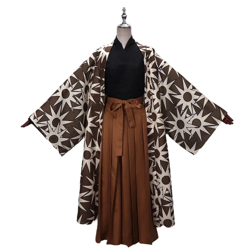 Teilwenl Dospelý démon Demon Slayer Hotaru Cosplay kostým šerma na dedinu oblúk oblúk hotaru haganezuka kimono outfit ea6496