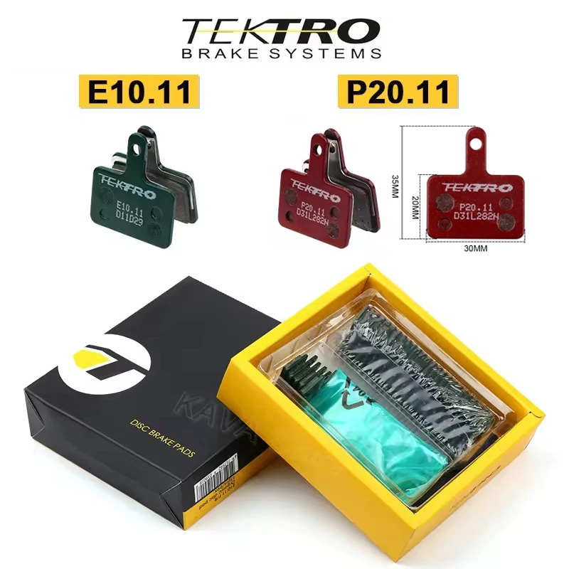 Tektro E10.11 P20.11 kovové keramické vankúšiky na bicykli pre brdrózy pre Shimano MT200 M285 M286 M286 M355 M375 M395 M415 M515