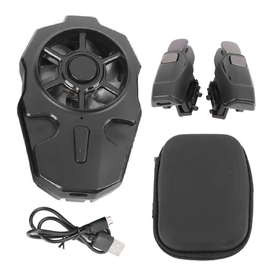 Telefón chladenie ventilátor prenosné ABS a kovový rýchly chladiaci chladič mobilného telefónu pre smartfóny Gaming Mobile Cooler Fun