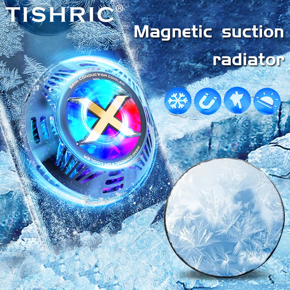 Telefón Cooler RGB Mobilný telefón chladiaci ventilátor Ventilátor Universal Game Smartphone chladič chladiča pre iPhone/Xiaomi/Samsung/Huawei