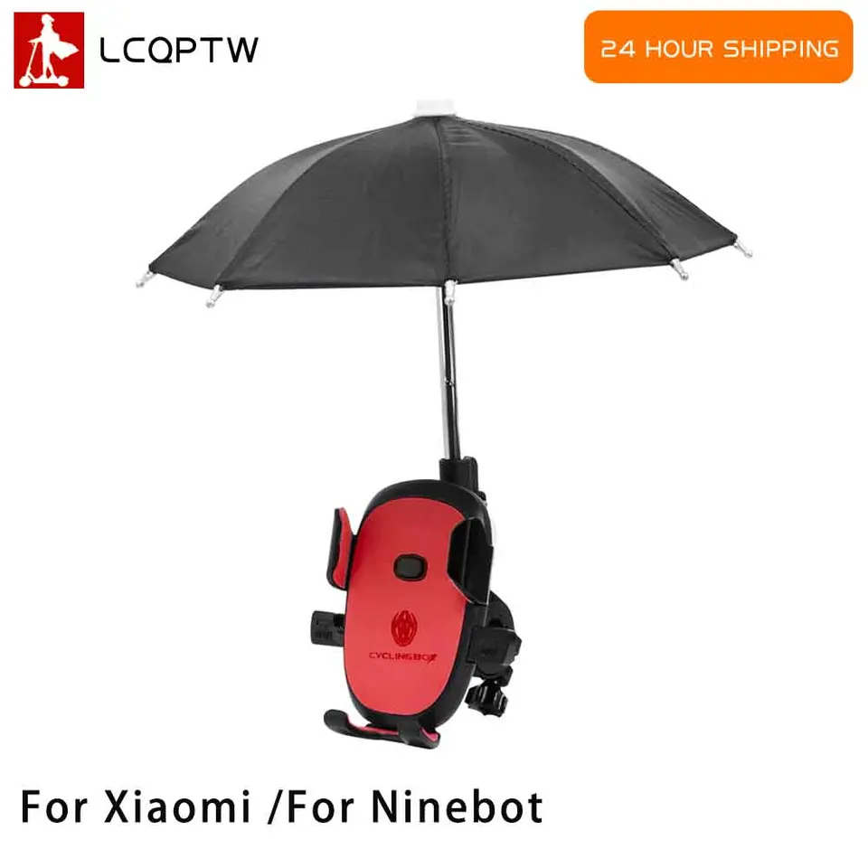 TELEFÓN Stánok so slnečnou slnečnou farbou pre Xiaomi M365 PRO MI3 pre Ninebot F20 F30 Electric Scooter Decotion Držiteľ viacfarebných telefónov na bicykli